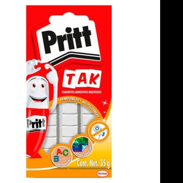 CUADRITOS ADH. PRITT TAK MULTIUSOS 35G. C.24